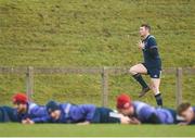 13 February 2017; Peter O'Mahony of Munster trains separate from team-mates during squad training at the University of Limerick, in Limerick. Photo by Diarmuid Greene/Sportsfile