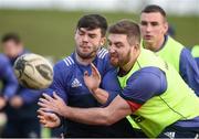 13 February 2017; Bill Johnston, left, and Darren O'Shea of Munster in action during squad training at the University of Limerick, in Limerick. Photo by Diarmuid Greene/Sportsfile
