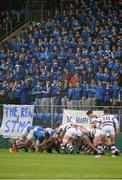 14 February 2017; St Mary's College supporters watch a scrum during the Bank of Ireland Leinster Schools Senior Cup second round match between Clongowes Wood College and St Mary's College at Donnybrook Stadium in Donnybrook, Dublin. Photo by Daire Brennan/Sportsfile