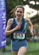 15 February 2017; Sophie Murphy of Mt. Anville, Dublin, on her way to winning the Senor Girls 2500m final during the Irish Life Health Leinster Schools Cross Country at Santry Demesne in Santry, Co Dublin. Photo by David Maher/Sportsfile