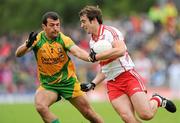 17 July 2011; Charlie Kielt, Derry, in action against Frank McGlynn, Donegal. Ulster GAA Football Senior Championship Final, Derry v Donegal, St Tiernach's Park, Clones, Co. Monaghan. Picture credit: Brian Lawless / SPORTSFILE