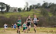 16 February 2017; Athletes in action during the Boys 6000m race at the Irish Life Health Munster Schools Cross Country at Tramore Valley Park in Cork City. Photo by Eóin Noonan/Sportsfile