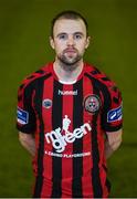 16 February 2017; Keith Ward of Bohemians. Bohemians Squad Portraits 2017 at Blanchardstown I.T in Blanchardstown, Dublin. Photo by Cody Glenn/Sportsfile