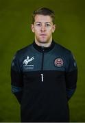 16 February 2017; Shane Supple of Bohemians. Bohemians Squad Portraits 2017 at Blanchardstown I.T in Blanchardstown, Dublin. Photo by Cody Glenn/Sportsfile