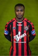16 February 2017; Fuad Sule of Bohemians. Bohemians Squad Portraits 2017 at Blanchardstown I.T in Blanchardstown, Dublin. Photo by Cody Glenn/Sportsfile