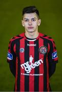 16 February 2017; Cristian Magerusan of Bohemians. Bohemians Squad Portraits 2017 at Blanchardstown I.T in Blanchardstown, Dublin. Photo by Cody Glenn/Sportsfile