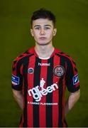 16 February 2017; Dominic Peppard of Bohemians. Bohemians Squad Portraits 2017 at Blanchardstown I.T in Blanchardstown, Dublin. Photo by Cody Glenn/Sportsfile