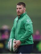 17 February 2017; Sean O'Brien of Ireland during an open training session at the Monaghan RFC grounds in Co. Monaghan. Photo by Seb Daly/Sportsfile