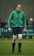 17 February 2017; Devin Toner of Ireland during an open training session at the Monaghan RFC grounds in Co. Monaghan. Photo by Seb Daly/Sportsfile