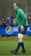 17 February 2017; Devin Toner of Ireland during an open training session at the Monaghan RFC grounds in Co. Monaghan. Photo by Seb Daly/Sportsfile