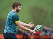 17 February 2017; Iain Henderson of Ireland during an open training session at the Monaghan RFC grounds in Co. Monaghan. Photo by Seb Daly/Sportsfile