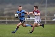 17 February 2017; Paul Mannion of University College Dublin in action against Cathal Long of University of Limerick during the Independent.ie HE GAA Sigerson Cup semi-final match between University of Limerick and University College Dublin at the Connacht GAA Centre in Bekan, Co. Mayo. Photo by Matt Browne/Sportsfile