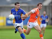 16 July 2011; Tony Hannon, Wicklow, in action against Kevin Dyas, Armagh. GAA Football All-Ireland Senior Championship Qualifier, Round 2, Replay, Wicklow v Armagh, County Grounds, Aughrim, Co. Wicklow. Picture credit: Matt Browne / SPORTSFILE