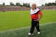 17 July 2011; Derry manager John Brennan. Ulster GAA Football Senior Championship Final, Derry v Donegal, St Tiernach's Park, Clones, Co. Monaghan. Picture credit: Oliver McVeigh / SPORTSFILE