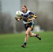 19 February 2002; Pamela Dowling of UCD during the Higher Education League Ladies Football Final between UCD and UCC at Donnybrook in Dublin. Photo by Aofie Rice/Sportsfile