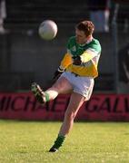 23 February 2002; Pascal Kelleghan of Offaly during the Allianz National Football League Division 1A match between Offaly and Dublin at O'Connor Park in Tullamore, Offaly. Photo by Damien Eagers/Sportsfile