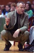 27 January 2002; Presentation, Thurles head coach Martin Hehir during the EBS Women's Junior Cup Final match between University of Limerick and Presentation, Thurles, at the ESB Arena in Tallaght, Dublin. Photo by Brendan Moran/Sportsfile