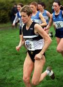 24 February 2002; Anne Keenan Buckley of North Laois AC during the Inter Club Cross Country Championships of Ireland at the ALSAA Complex in Dublin. Photo by Brian Lawless/Sportsfile