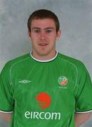 12 February 2002; Richard Dunne during a Republic of Ireland squad portrait session ahead of the FIFA World Cup 2002. Photo by David Maher/Sportsfile