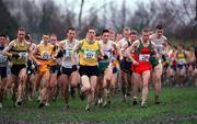 24 February 2002; A general view at the start of the Senior Men's race during the Inter Club Cross Country Championships of Ireland at the ALSAA Complex in Dublin. Photo by Ray Lohan/Sportsfile