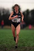 24 February 2002; Anne Keenan Buckley of North Laois AC during the Senior Women's race at the Inter Club Cross Country Championships of Ireland at the ALSAA Complex in Dublin. Photo by Ray Lohan/Sportsfile