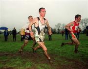 24 February 2002; Kevin Seaward of St Malachy's AC during the Junior Men's race at Inter Club Cross Country Championships of Ireland at the ALSAA Complex in Dublin. Photo by Ray Lohan/Sportsfile