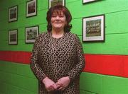 21 February 2002; Eithne Darragh stands for a portrait at Rathnew GAA clubhouse in Rathnew, Wicklow. Photo by Damien Eagers/Sportsfile