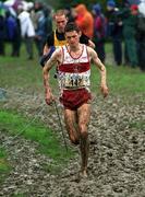 24 February 2002; Paul McNamara of Galway City Harriers AC during the Inter Club Cross Country Championships of Ireland at the ALSAA Complex in Dublin. Photo by Brian Lawless/Sportsfile