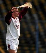 17 February 2002; Liam Donoghue of Clarinbridge during the AIB All Ireland Club Hurling Championship Semi-Final match between Clarinbridge and Ballygunner at Semple Stadium in Thurles, Tipperary. Photo by Ray McManus/Sportsfile