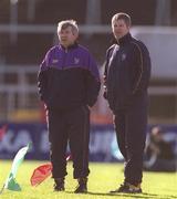 9 March 2002; Wexford manager Tony Dempsey, left, pictured with Wexford selector Ger Cushe during the Allianz National Hurling League Division 1B Round 2 match between Cork and Wexford at Páirc Uí Chaoimh in Cork. Photo by Brendan Moran/Sportsfile