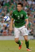 7 June 2013; Sean St Ledger of Republic of Ireland during the 2014 FIFA World Cup Qualifier Group C match between Republic of Ireland and Faroe Islands at the Aviva Stadium in Dublin. Photo by Brian Lawless/Sportsfile