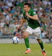 7 June 2013; Sean St Ledger of Republic of Ireland during the 2014 FIFA World Cup Qualifier Group C match between Republic of Ireland and Faroe Islands at the Aviva Stadium in Dublin. Photo by Brian Lawless/Sportsfile