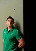 13 June 2013; Ireland's James Downey stands for a portrait following a press conference ahead of their game against Canada. Ireland Rugby Summer Tour 2013. Toronto, Canada. Photo by Brendan Moran/Sportsfile