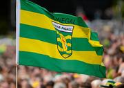 26 May 2013; A view of a Donegal flag during the GAA Football Ulster Senior Championship Quarter-Final match between Donegal and Tyrone at MacCumhaill Park in Ballybofey, Donegal. Photo by Oliver McVeigh/Sportsfile