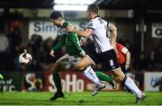 17 February 2017; Sean Maguire of Cork in action against John Mountney of Dundalk during the President's Cup match between Dundalk and Cork City at Turner's Cross in Cork. Photo by David Maher/Sportsfile