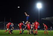 17 February 2017; Ross Molony of Leinster takes possession in a lineout during the Guinness PRO12 Round 15 match between Leinster and Edinburgh at the RDS Arena in Ballsbridge, Dublin. Photo by Stephen McCarthy/Sportsfile