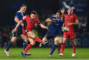 17 February 2017; Duncan Weir of Edinburgh in action against Mike McCarthy of Leinster during the Guinness PRO12 Round 15 match between Leinster and Edinburgh at the RDS Arena in Ballsbridge, Dublin. Photo by Stephen McCarthy/Sportsfile