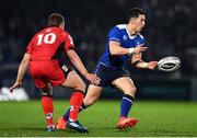 17 February 2017; Noel Reid of Leinster in action against Duncan Weir of Edinburgh during the Guinness PRO12 Round 15 match between Leinster and Edinburgh at the RDS Arena in Ballsbridge, Dublin. Photo by Stephen McCarthy/Sportsfile