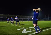 17 February 2017; James Tracy of Leinster warms up ahead of the Guinness PRO12 Round 15 match between Leinster and Edinburgh at the RDS Arena in Ballsbridge, Dublin. Photo by Ramsey Cardy/Sportsfile