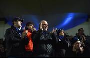 17 February 2017; Leinster supporters during the Guinness PRO12 Round 15 match between Leinster and Edinburgh at the RDS Arena in Ballsbridge, Dublin. Photo by Ramsey Cardy/Sportsfile