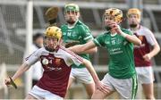 18 February 2017; Sean Ryan of Our Lady's Templemore in action against Adam Creed of St. Colman's Fermoy during the Dr. Harty Cup Final match between Our Lady's Templemore and St. Colman's Fermoy at the Gaelic Grounds in Limerick. Photo by Diarmuid Greene/Sportsfile