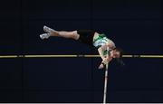 18 January 2017; Shane Power of St Joseph's AC, Co Kilkenny competing in the Men's Pole Vault Event during the Irish Life Health National Senior Indoor Championships at the Sport Ireland National Indoor Arena in Abbotstown, Dublin. Photo by Sam Barnes/Sportsfile