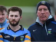 18 February 2017; Jack McCaffrey, left, of University College Dublin and team selector Brian Mullins after the Independent.ie HE GAA Sigerson Cup Final match between University College Dublin and St. Mary's University Belfast at the Connacht GAA Centre in Bekan, Co. Mayo. Photo by Matt Browne/Sportsfile