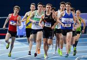 18 February 2017; A general view during the Men's 1500m Heats during the Irish Life Health National Senior Indoor Championships at the Sport Ireland National Indoor Arena in Abbotstown, Dublin. Photo by Sam Barnes/Sportsfile