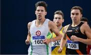 18 February 2017; Paul Robinson of St Cocas AC, Co Kildare, competing in the Men's 1500m Heats during the Irish Life Health National Senior Indoor Championships at the Sport Ireland National Indoor Arena in Abbotstown, Dublin. Photo by Sam Barnes/Sportsfile