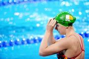 23 July 2011; Ireland's Sycerika McMahon, Portaferry, Co. Down, 50m & 100m Breaststroke, 100m Butterfly, 400m Freestyle, during a training session ahead of the first day of competition on Sunday 24th. 2011 FINA World Long Course Championships, Indoor Stadium, Oriental Sports Center, Shanghai, China. Picture credit: Brian Lawless / SPORTSFILE