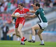 23 July 2011; Enda Muldoon, Derry, in action against Kevin McGuckin, Kildare. GAA Football All-Ireland Senior Championship Qualifier Round 4, Derry v Kildare, Croke Park, Dublin. Picture credit: David Maher / SPORTSFILE