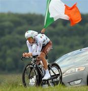 23 July 2011; Ireland's Nicolas Roche, AG2R La Mondiale, in action during Stage 20, Individual Time-Trial, of the Tour de France 2011. Grenoble > Grenoble, France. Picture credit: Graham Watson / SPORTSFILE
