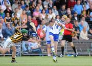 23 July 2011; Donal Breathnach, Waterford, in action against Eoin Moriarty, Kilkenny. GAA Hurling All-Ireland Minor Championship Quarter-Final, Waterford v Kilkenny, Walsh Park, Waterford. Picture credit: Matt Browne / SPORTSFILE