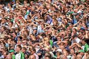 24 July 2011; A general view of Dublin and Limerick supporters at the GAA Hurling All-Ireland Senior Championship Quarter-Finals, Semple Stadium, Thurles, Co. Tipperary. Picture credit: Ray McManus / SPORTSFILE